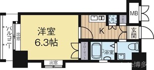 ダイナコートエスタディオレシェンテの物件間取画像